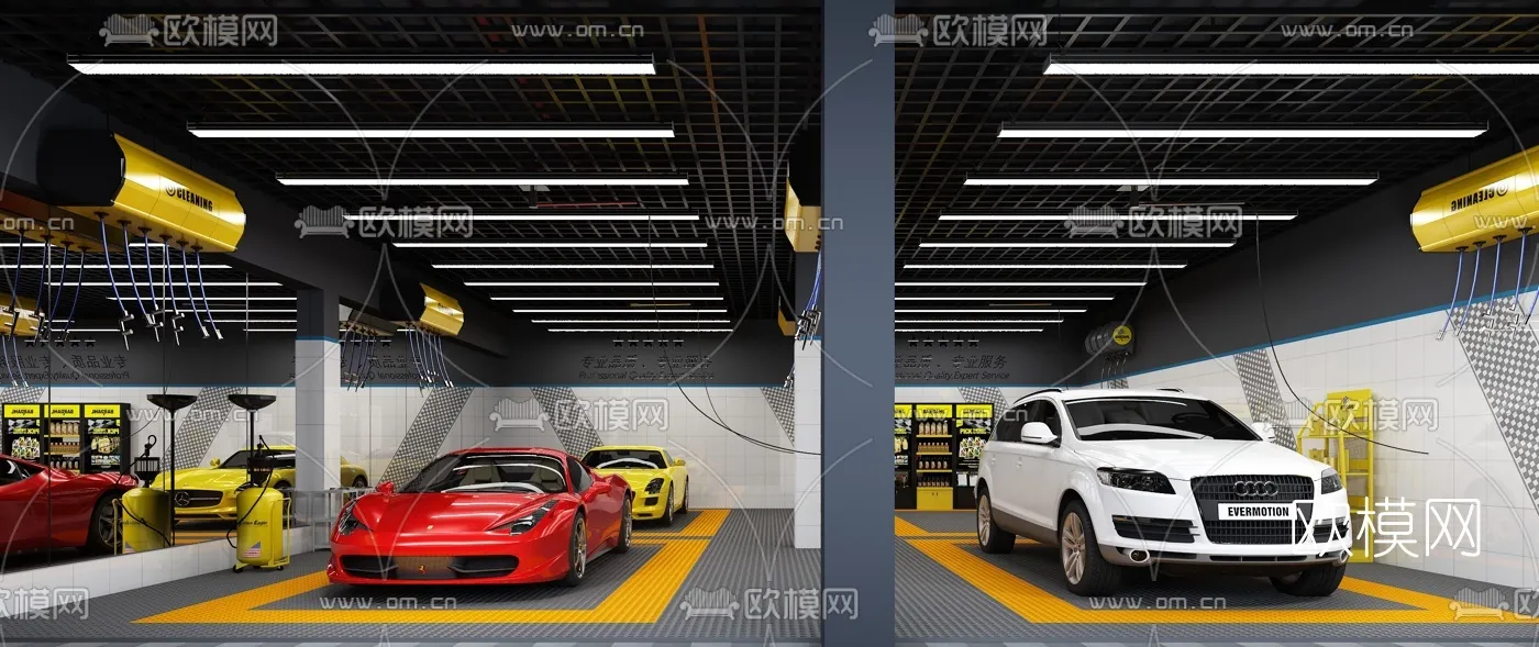 GARAGE - 3D Model For Interior Design - 1897