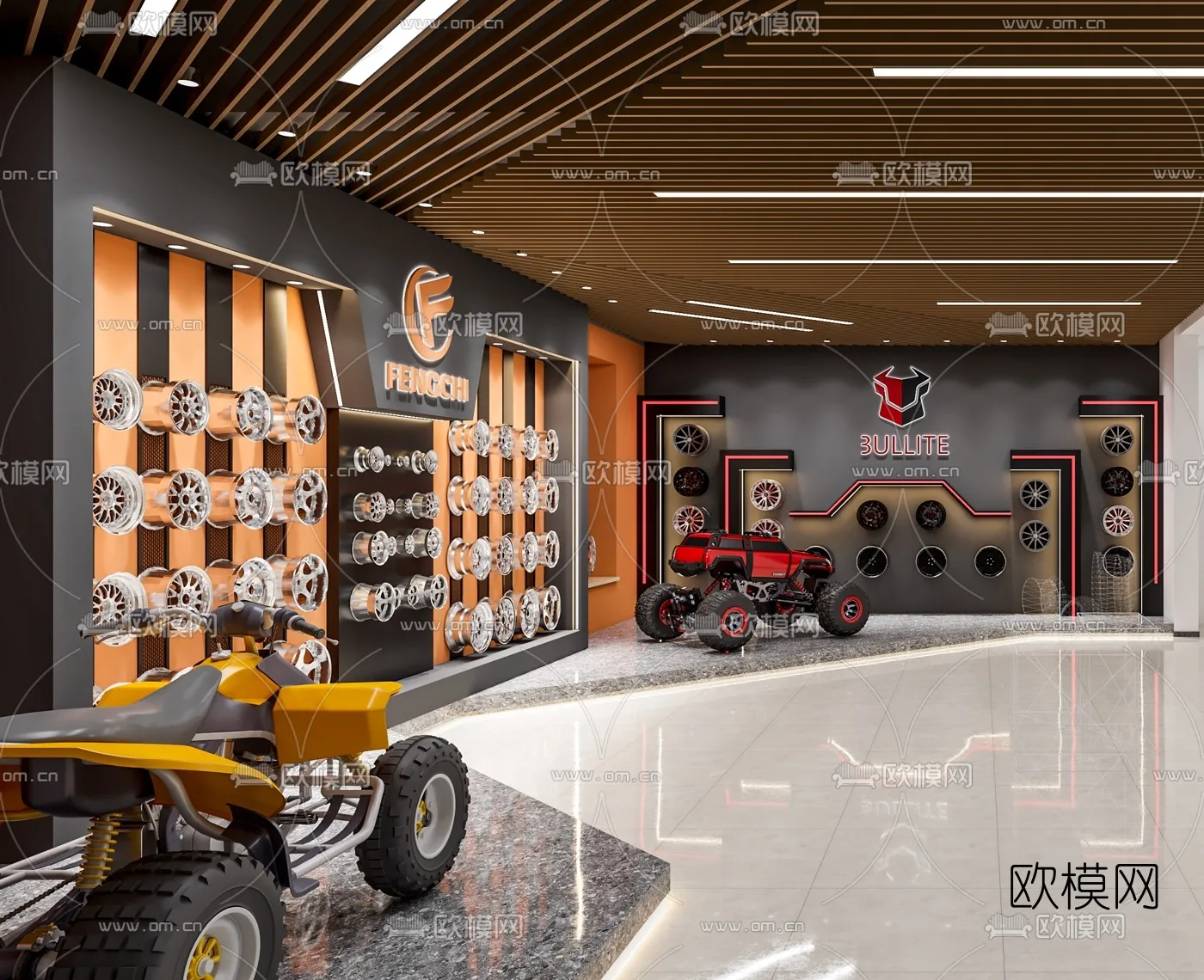 GARAGE - 3D Model For Interior Design - 1898