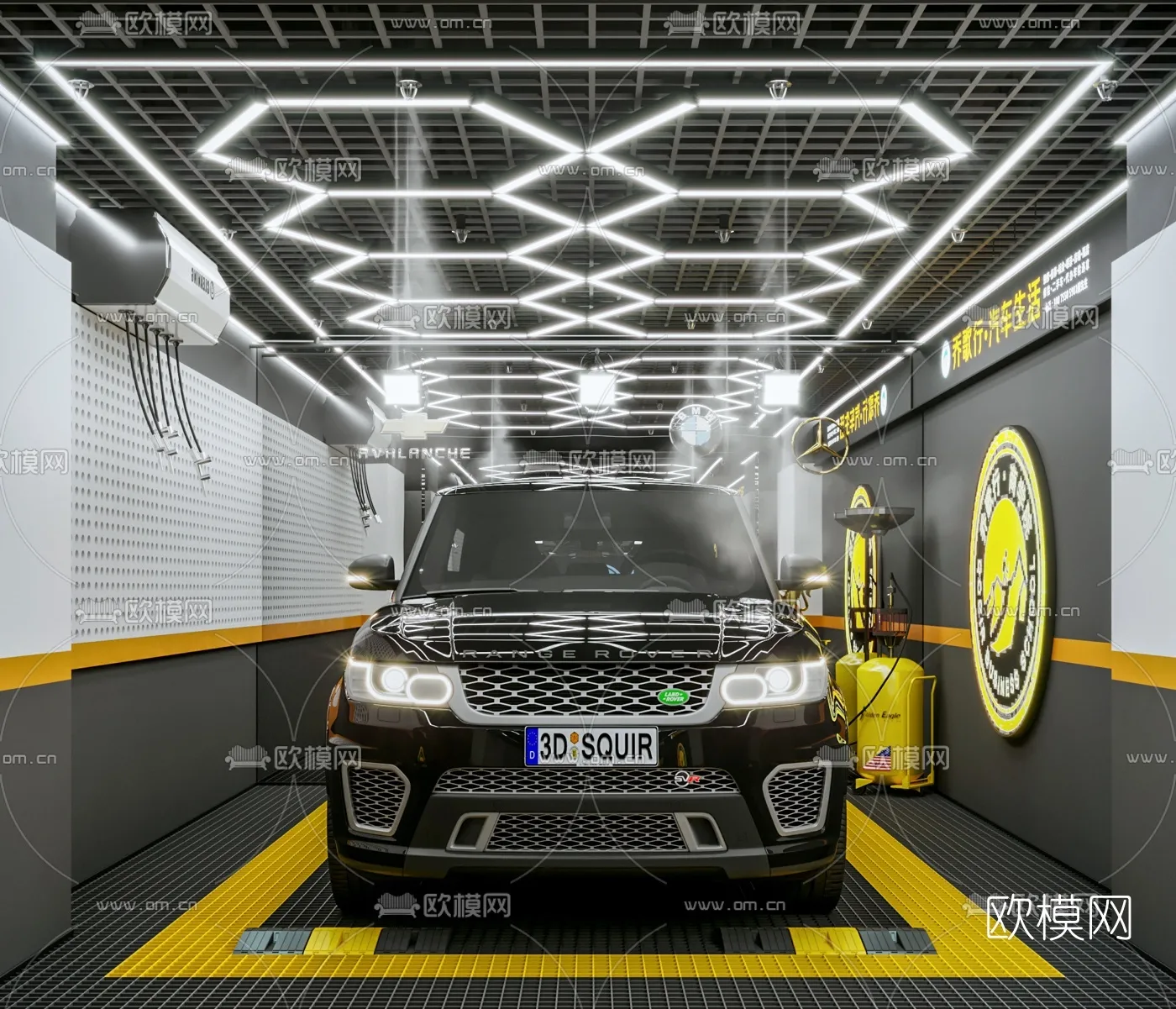 GARAGE - 3D Model For Interior Design - 1903