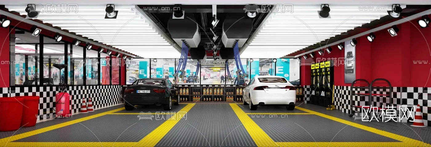 GARAGE - 3D Model For Interior Design - 1905