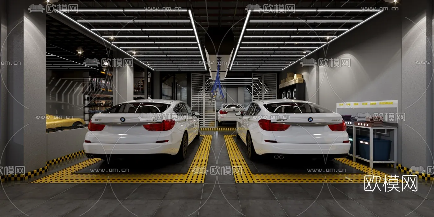 GARAGE - 3D Model For Interior Design - 1906