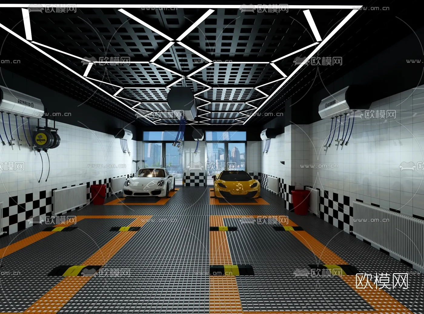 GARAGE - 3D Model For Interior Design - 1908