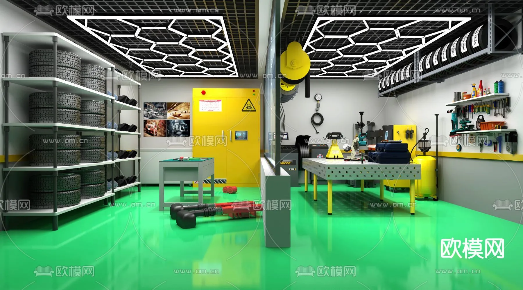 GARAGE - 3D Model For Interior Design - 1911