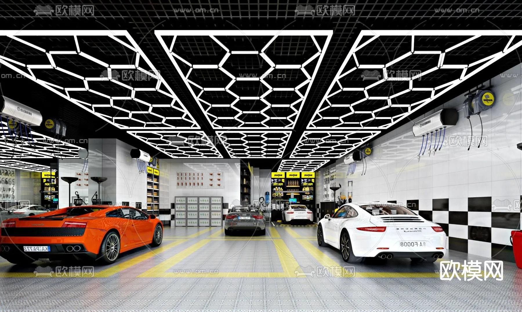 GARAGE - 3D Model For Interior Design - 1912