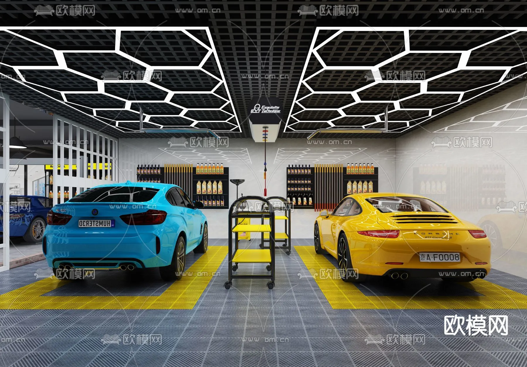 GARAGE - 3D Model For Interior Design - 1925