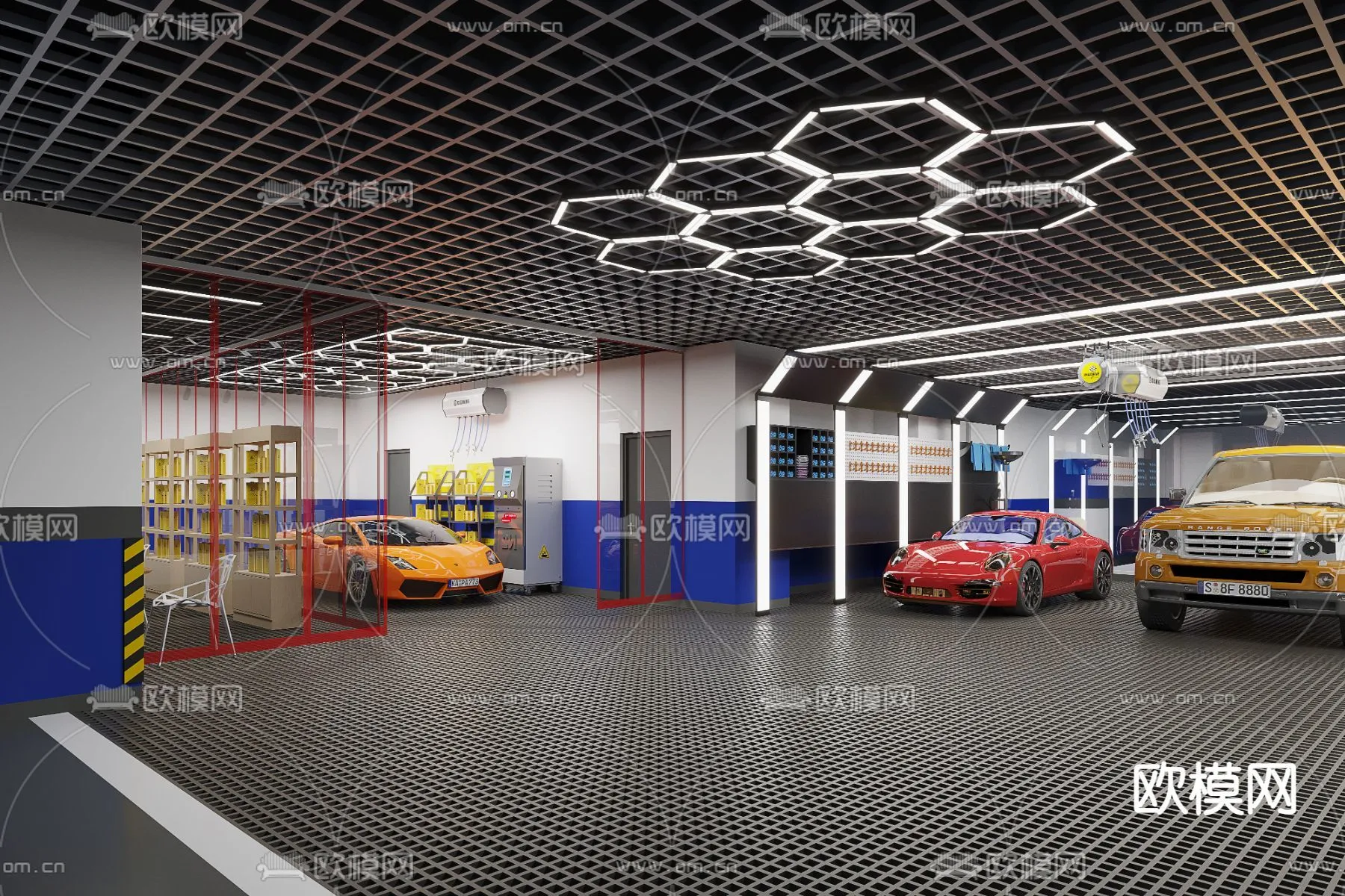 GARAGE - 3D Model For Interior Design - 1937