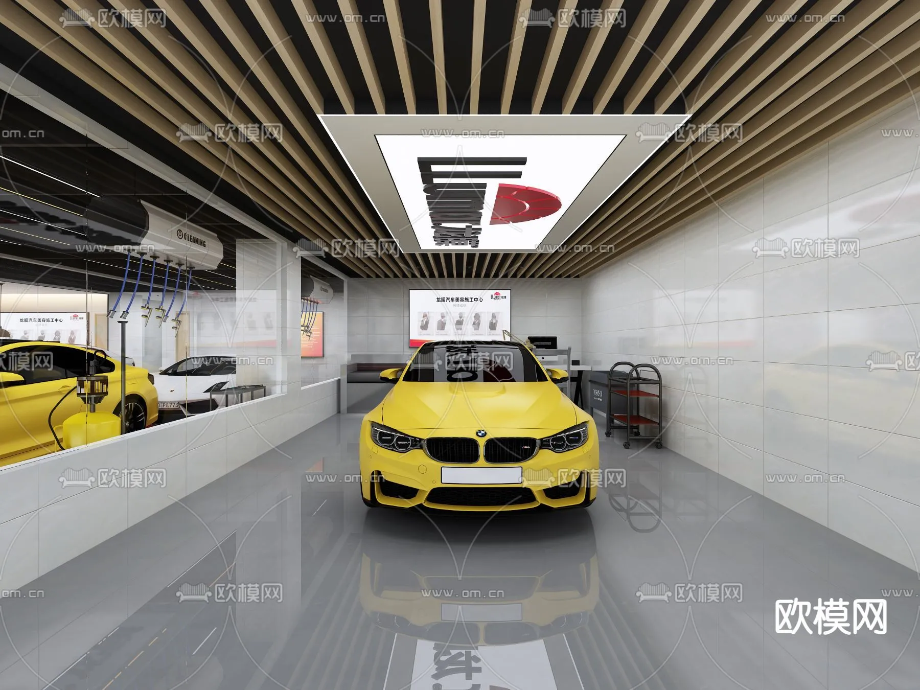 GARAGE - 3D Model For Interior Design - 1949