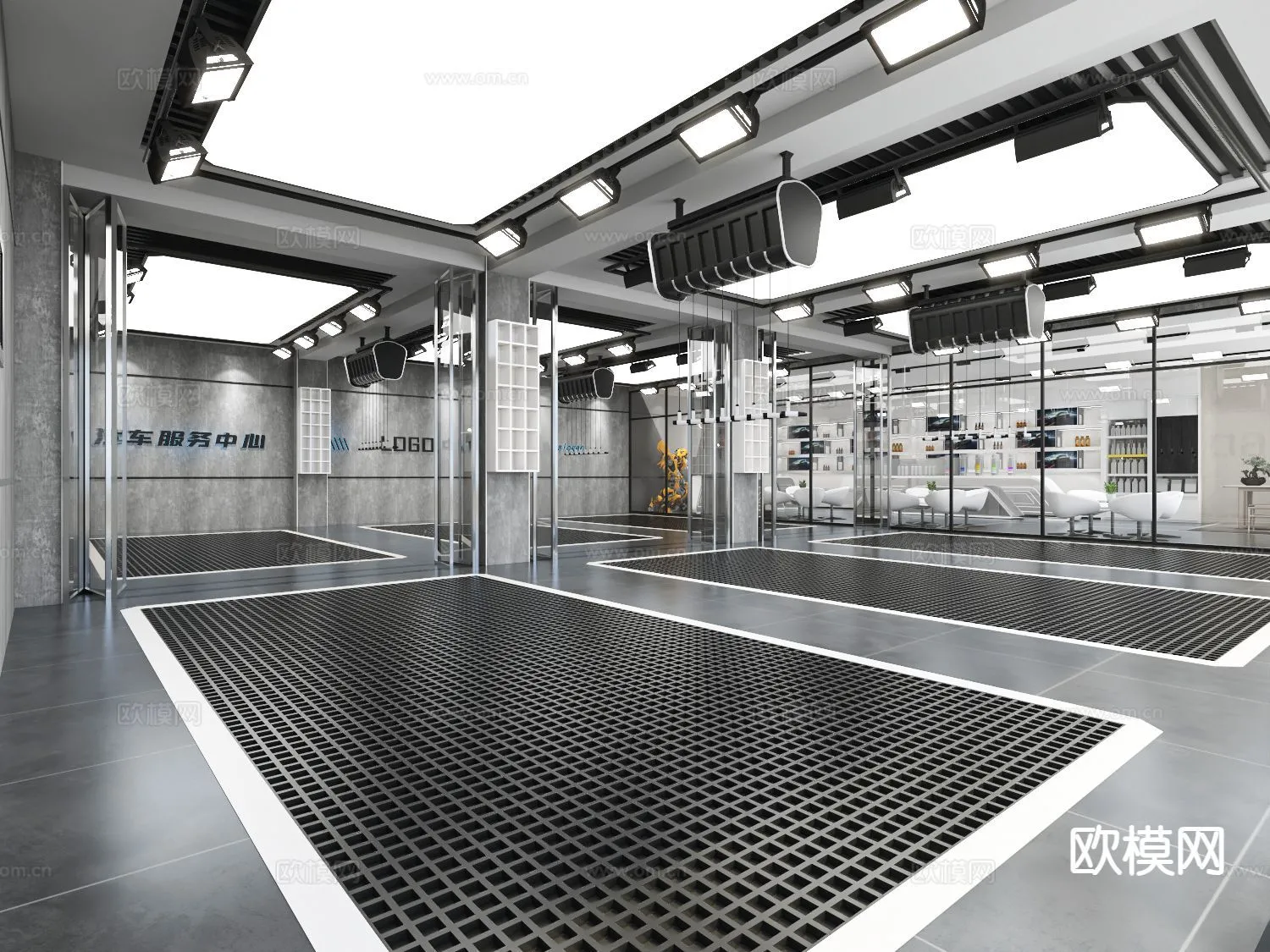 GARAGE - 3D Model For Interior Design - 1955