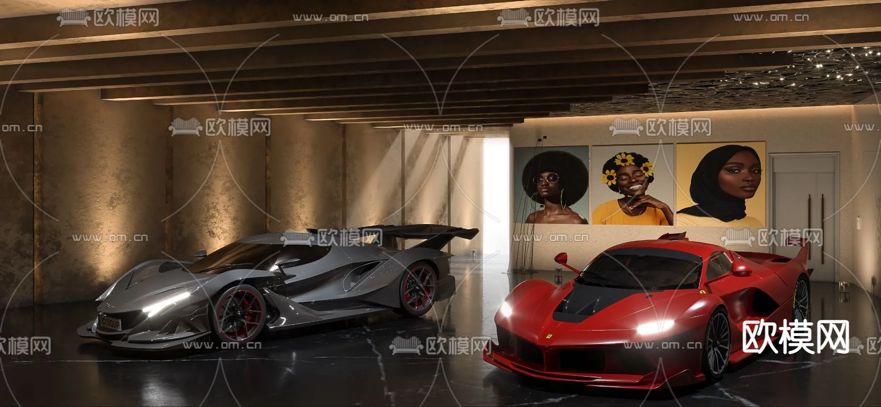 GARAGE - CORONA - 3D MODEL - 758