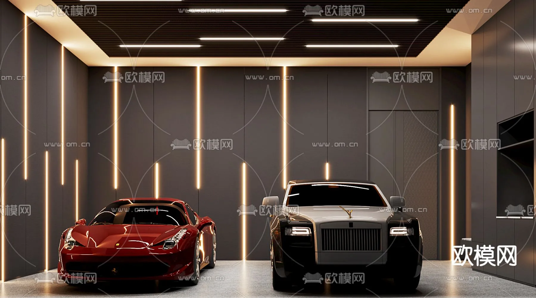 GARAGE - CORONA - 3D MODEL - 774