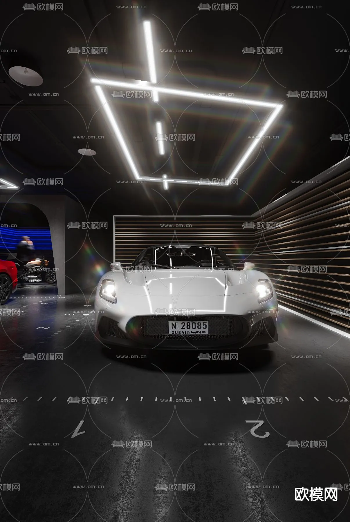 GARAGE - CORONA - 3D MODEL - 777