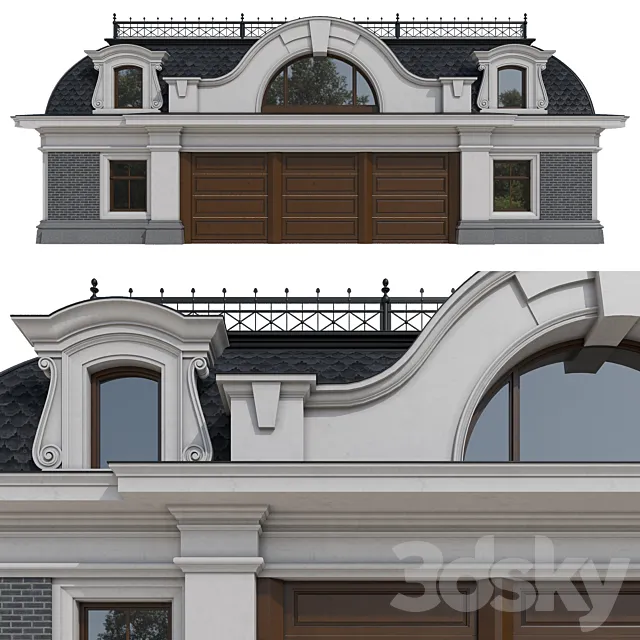 Garage facade Free Download