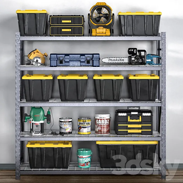 garage tools set 12 Free Download
