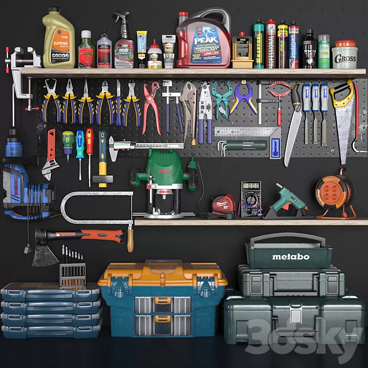 garage tools set 3