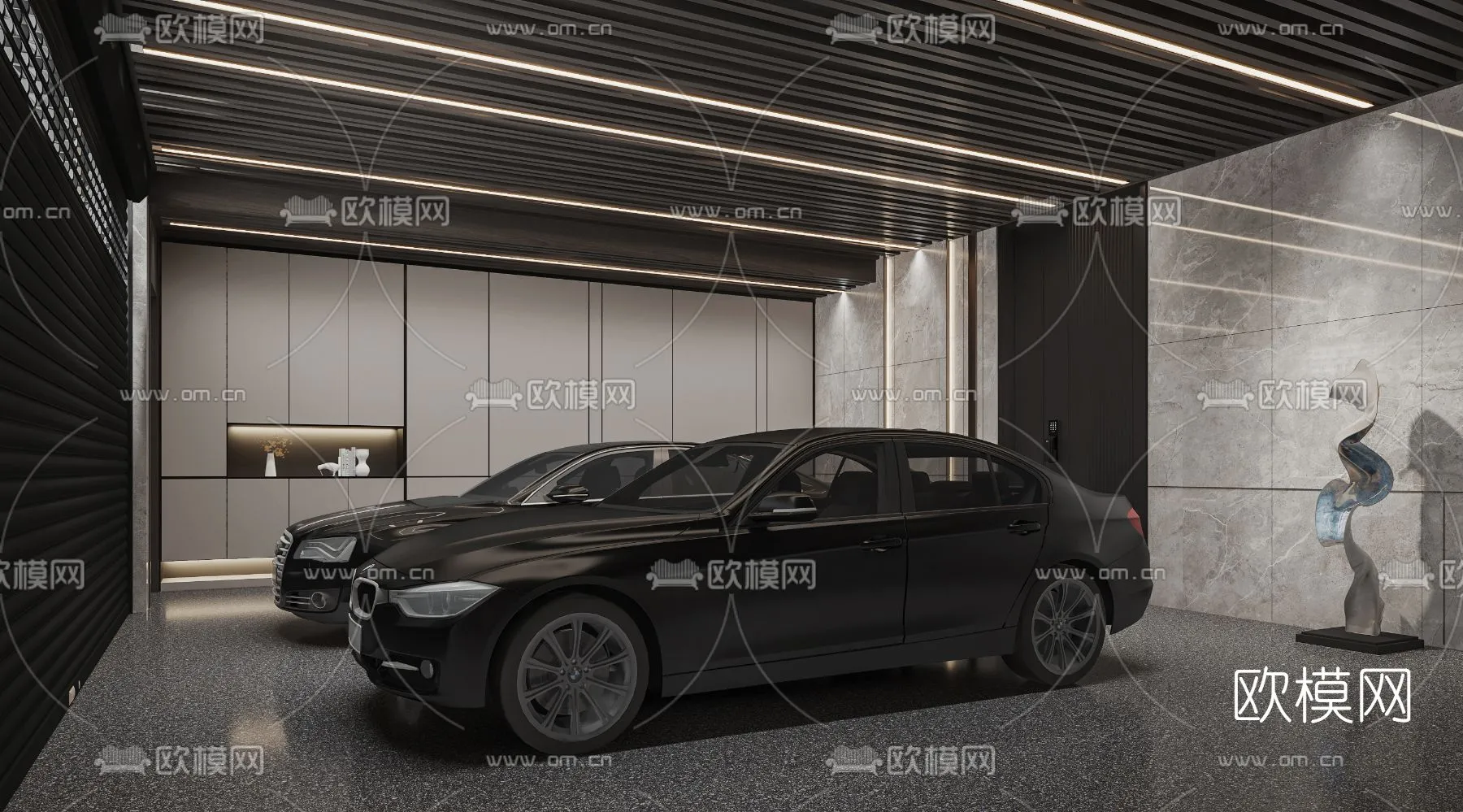 GARAGE - VRAY / CORONA - 3D MODEL - 759