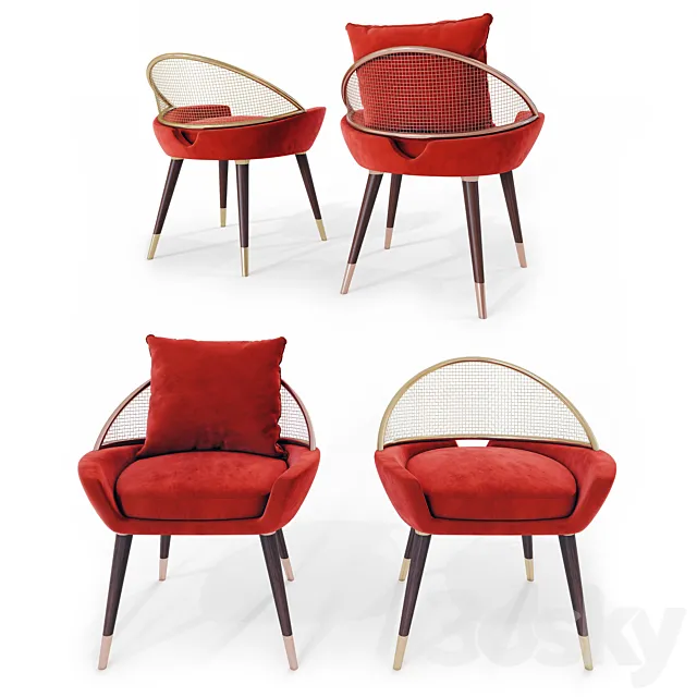 GARBO DINING CHAIR 3DModel