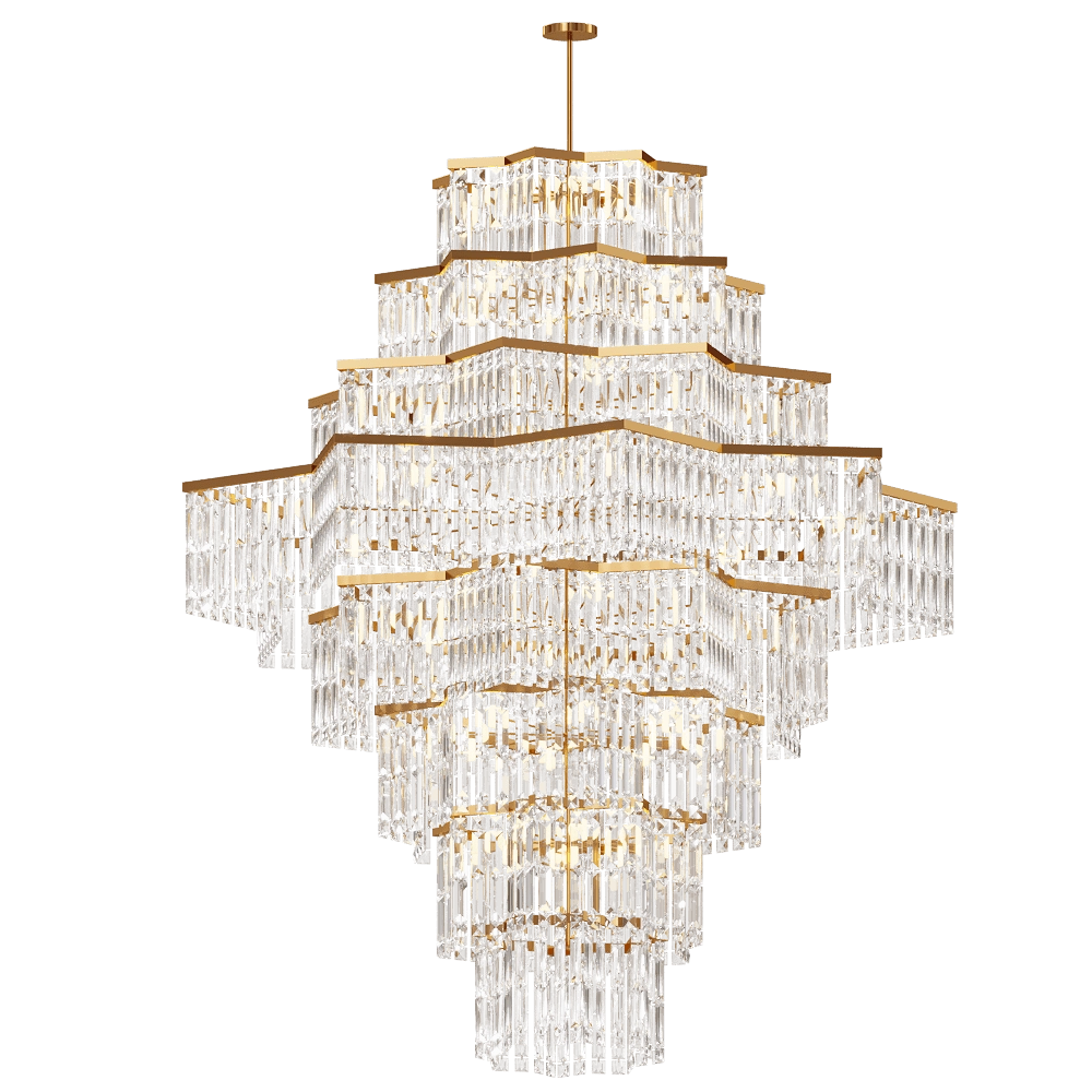 García Requejo - Chandelier Star Classic 3D Model