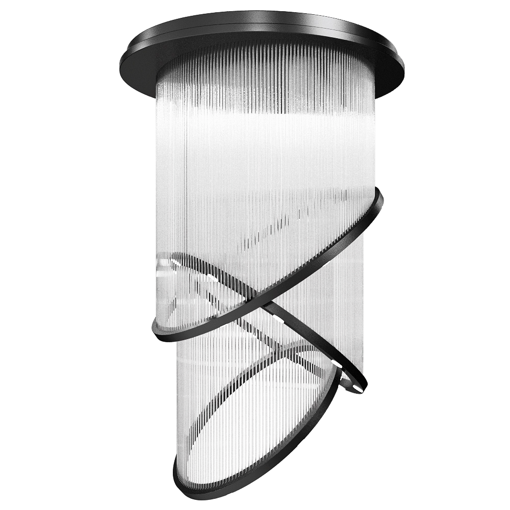 García Requejo - Chandelier Steel 3D Model