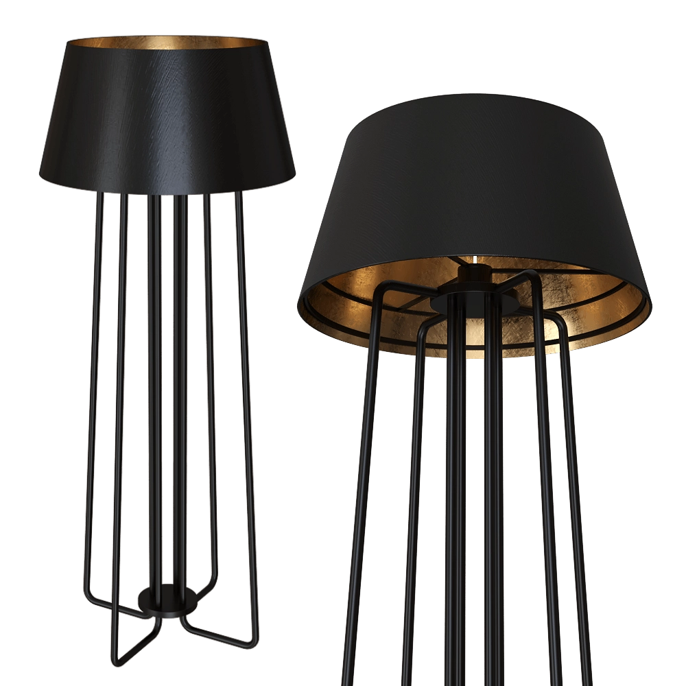 García Requejo - Floor lamp Stainless steel 3D Model