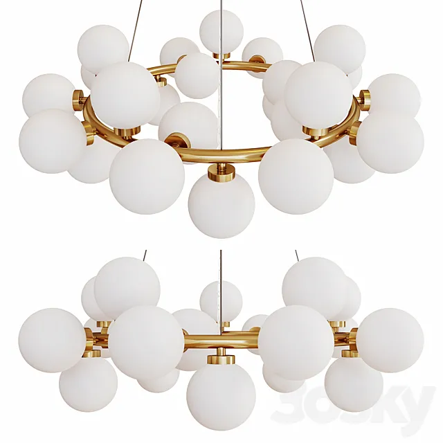 Garda Decor. Ceiling lamp Balls 91GH-025 3D Model
