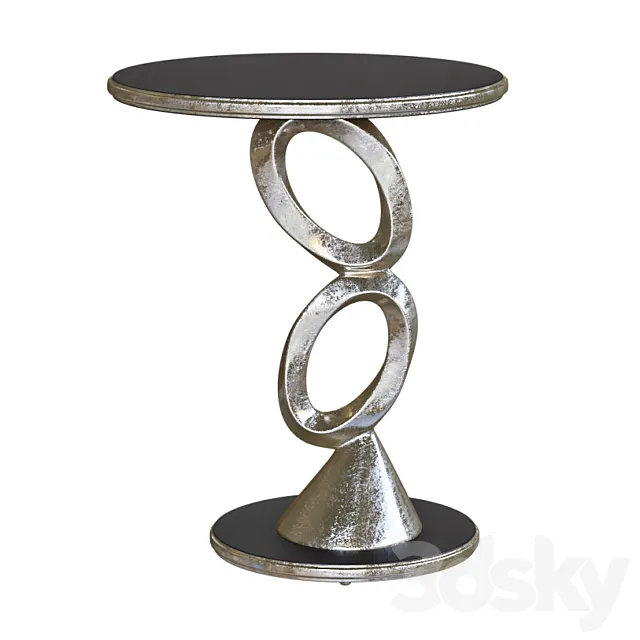 Garda Decor - Coffee table ART-2898-ET 3D Model