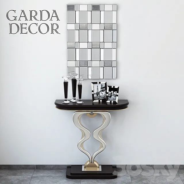 Garda Decor Console with decoration 3D Model