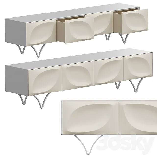 Garda Decor QUADRO TV STAND 3DModel