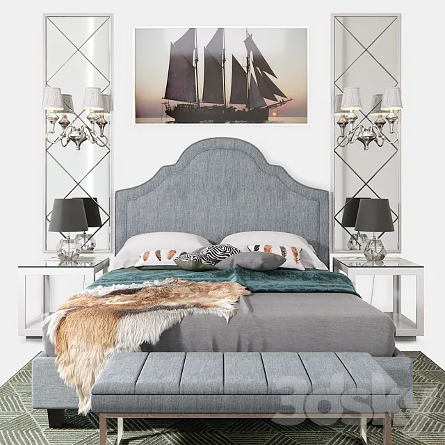 Garda Decor Set 3D Model