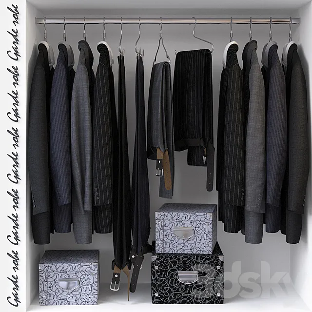 Garde-robe 02 3DModel