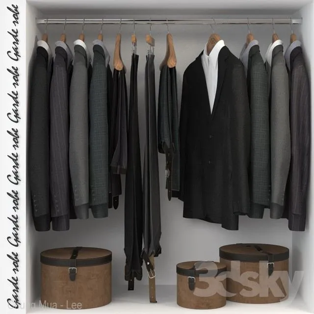 Garde-robe 03 3D Model