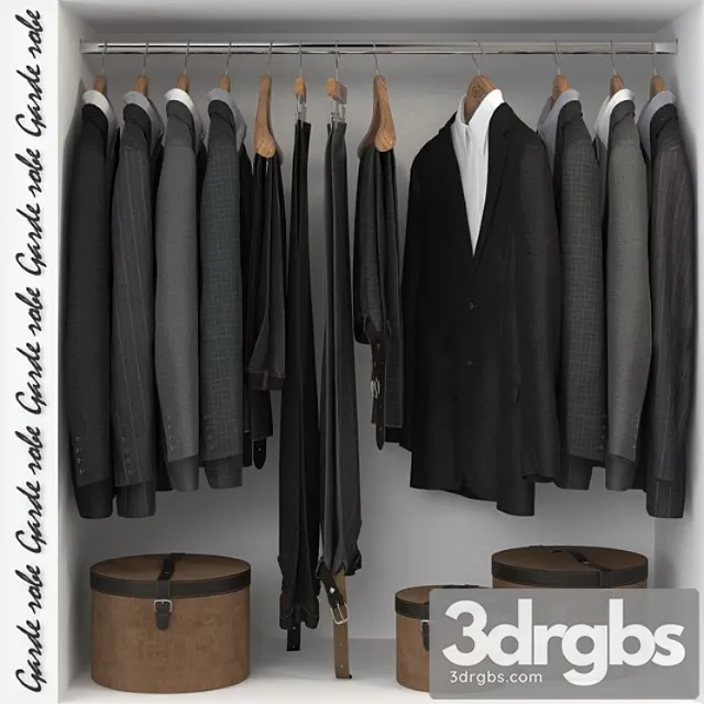 Garde Robe 03 3D Model Free