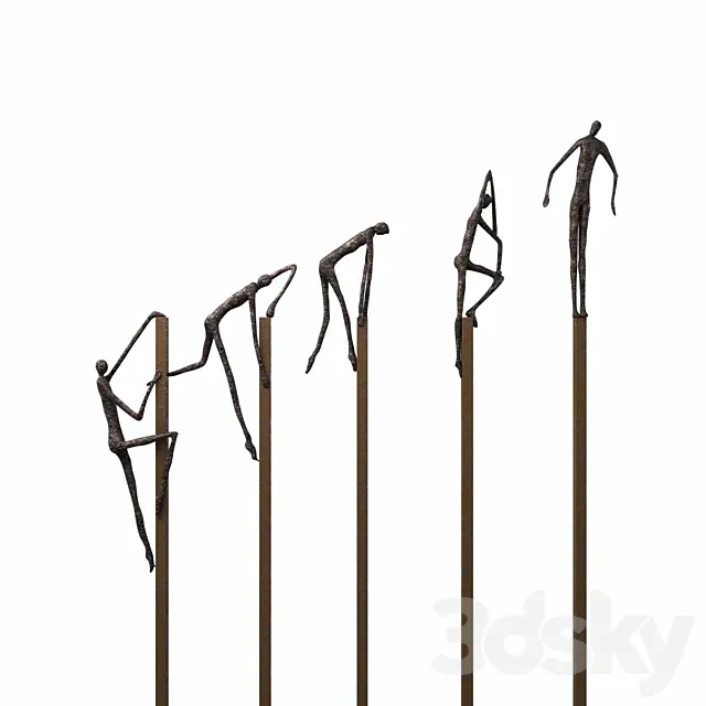 Gardeco SURPASS Bronze sculpture 3d model 3DModel