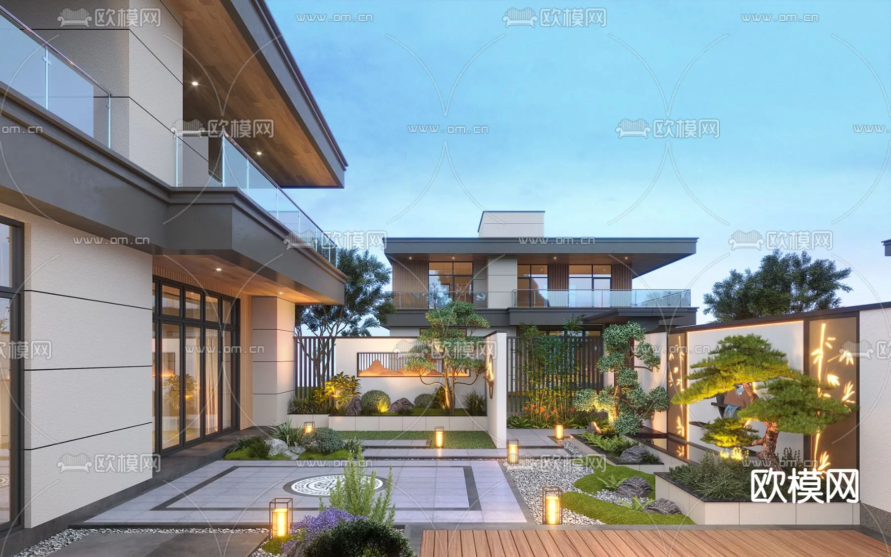 Garden - 3D Exterior Scene - 025