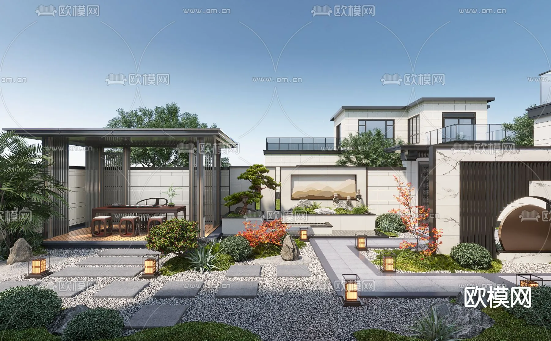 Garden - 3D Exterior Scene - 050