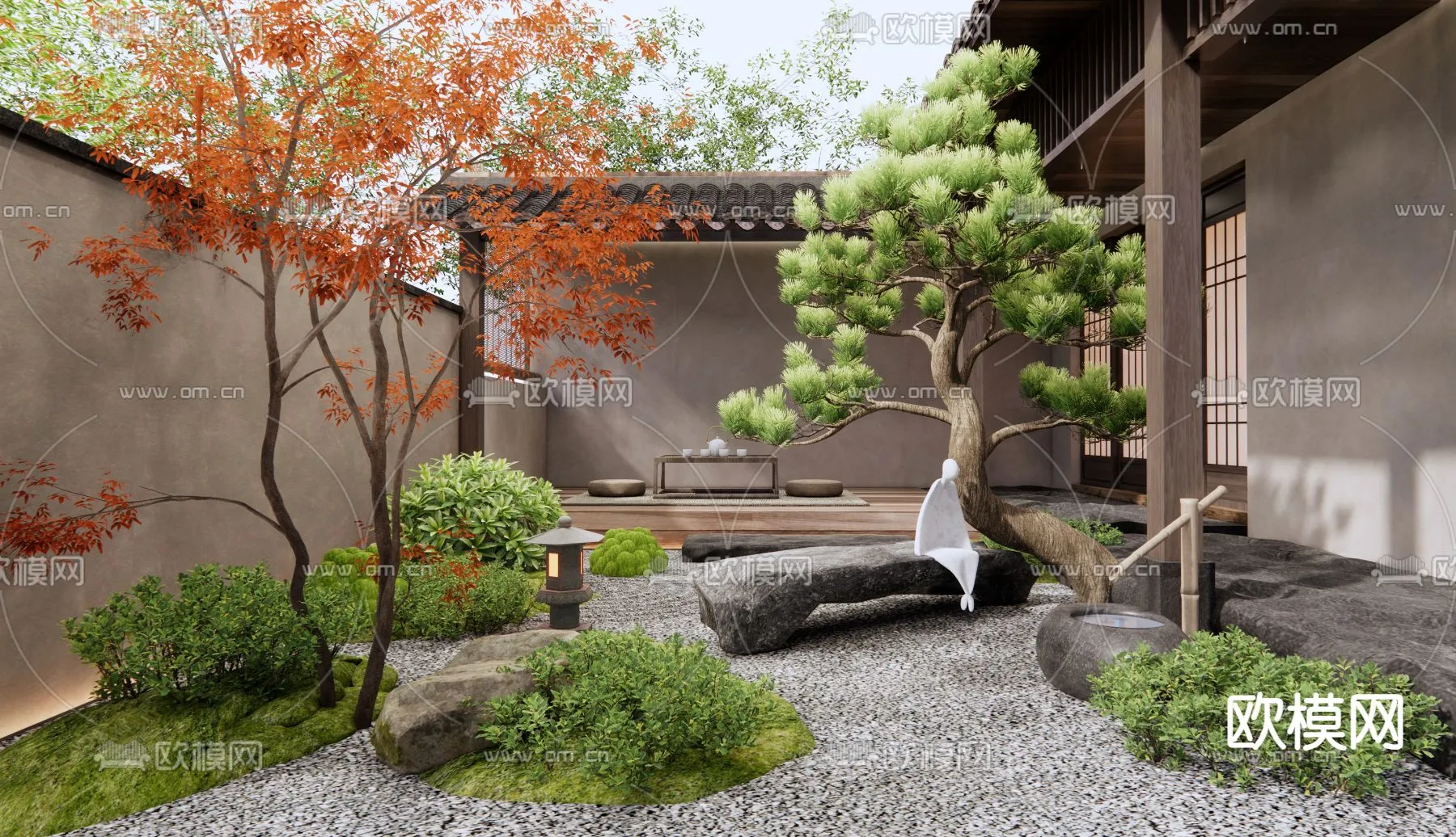 Garden - 3D Exterior Scene - 070