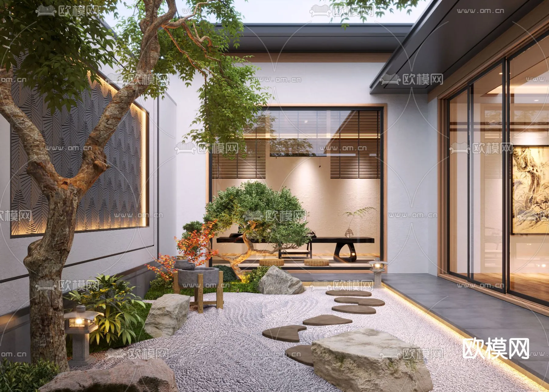 Garden - 3D Exterior Scene - 097