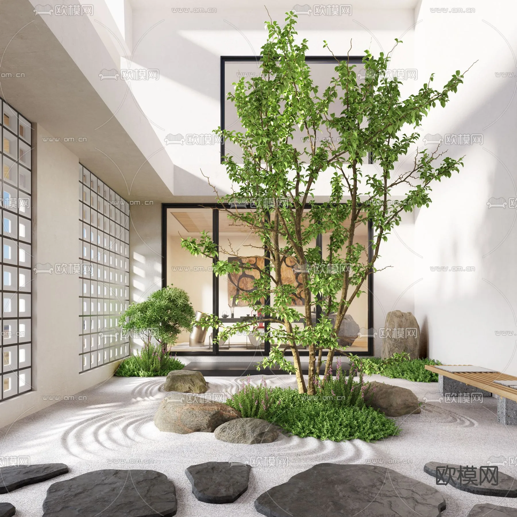 Garden - 3D Exterior Scene - 099