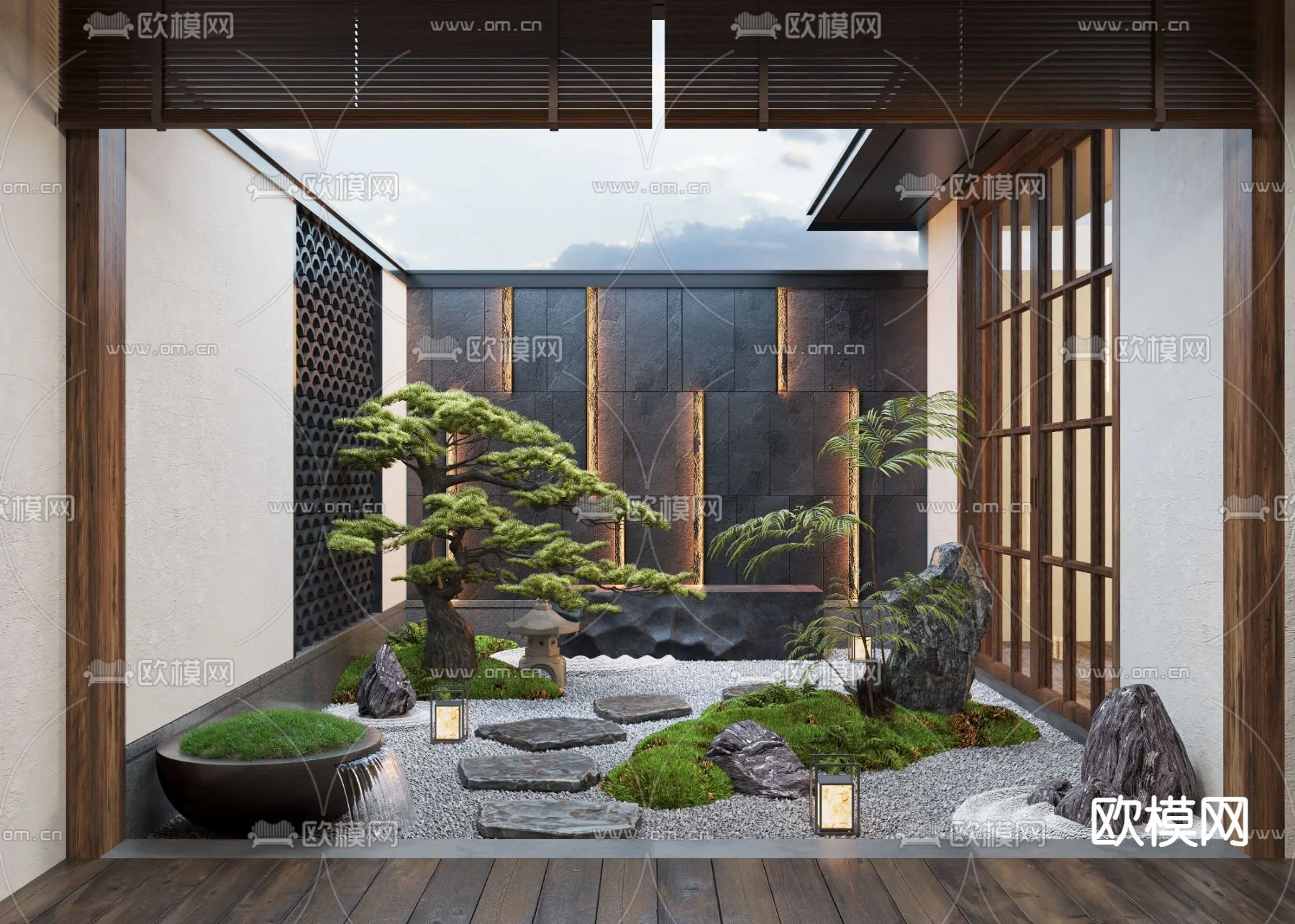 Garden - 3D Exterior Scene - 103