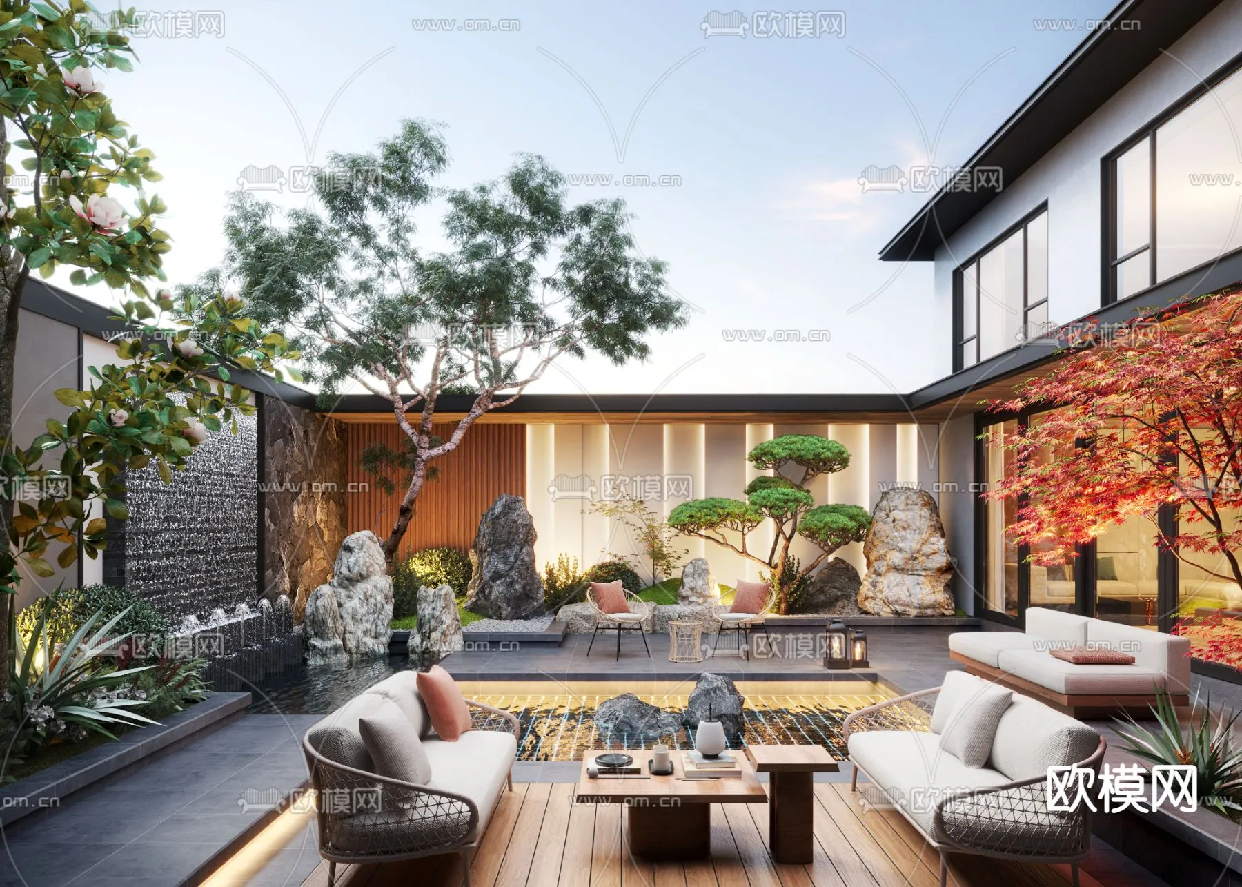 Garden - 3D Exterior Scene - 113
