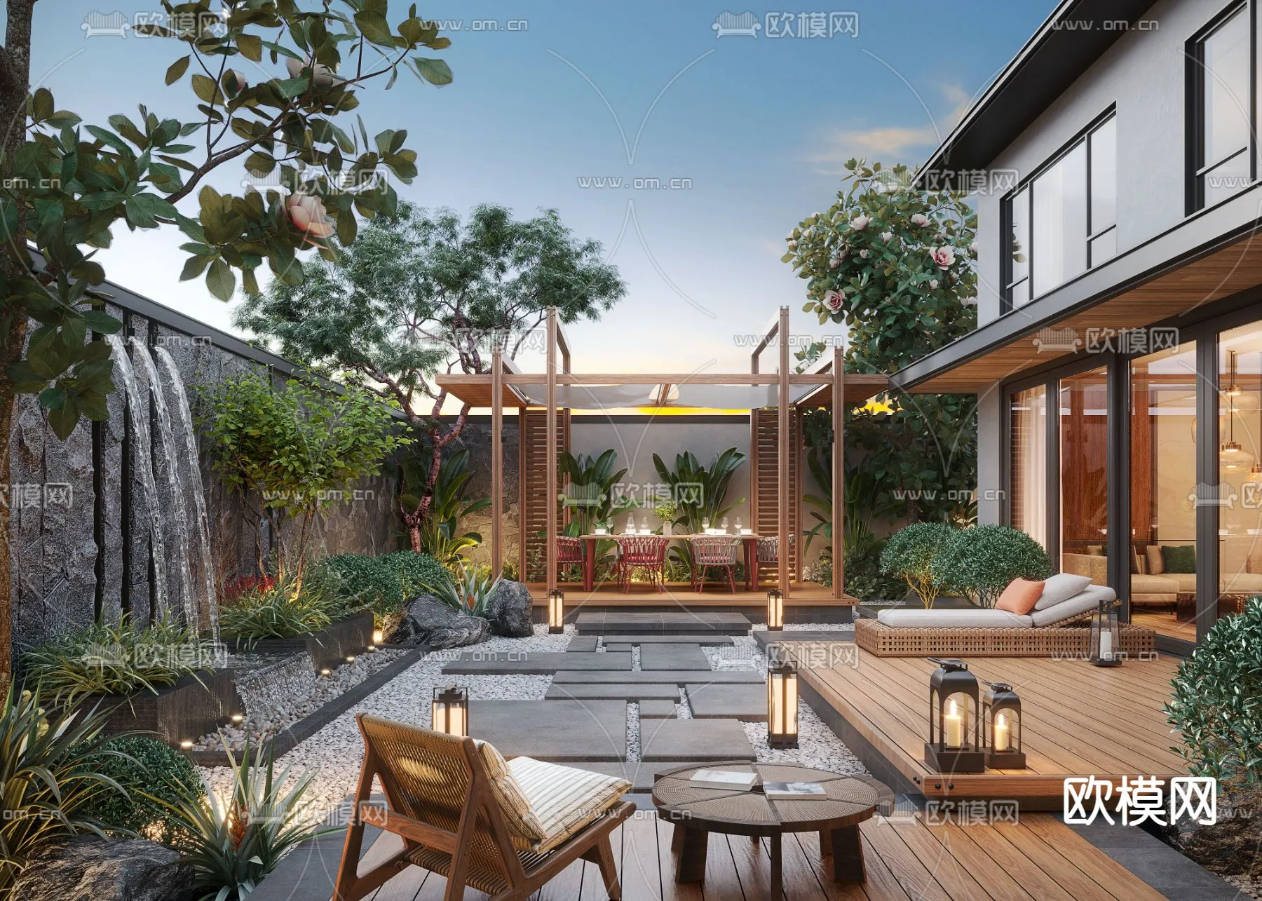 Garden - 3D Exterior Scene - 114