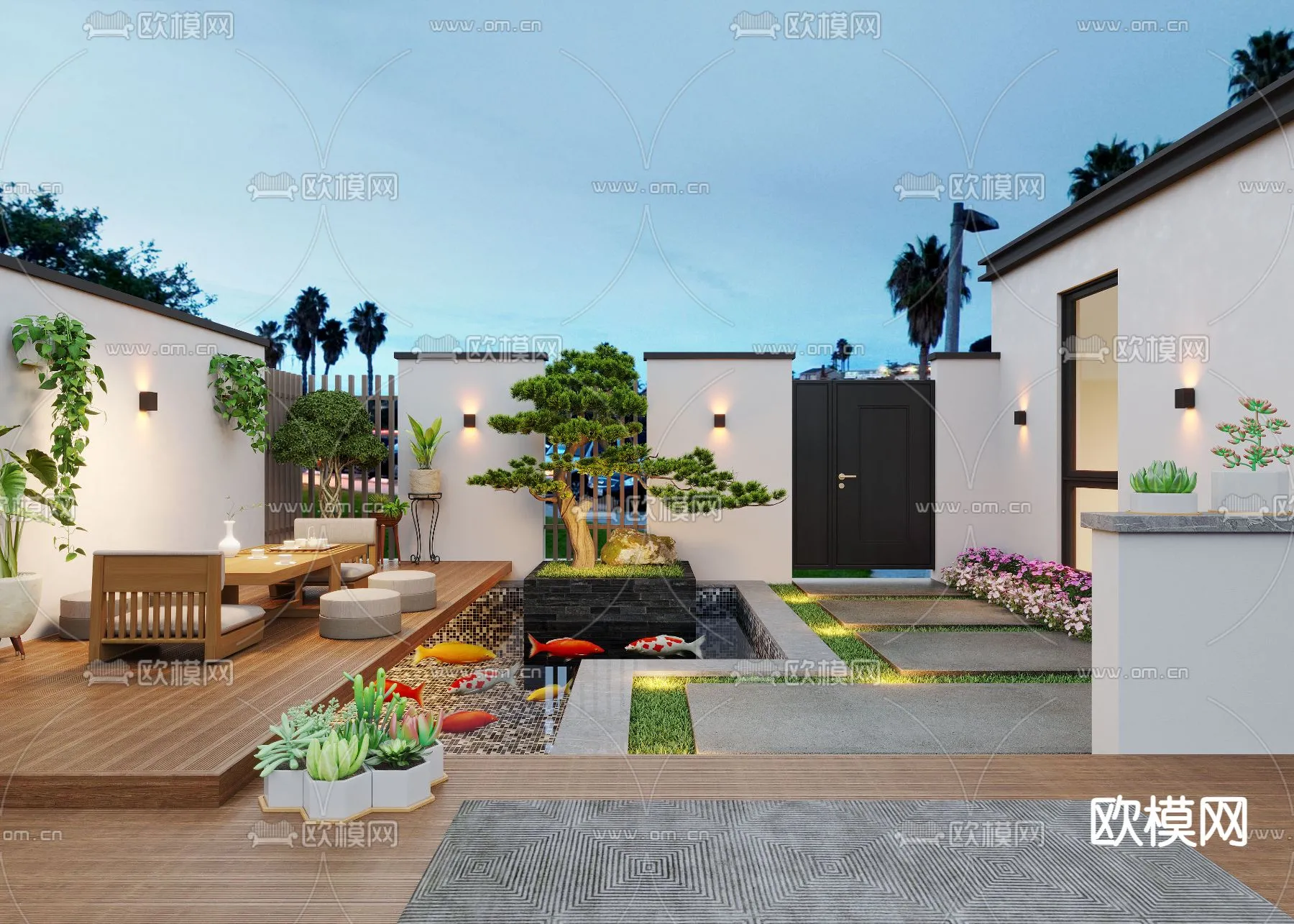 Garden - 3D Exterior Scene - 121