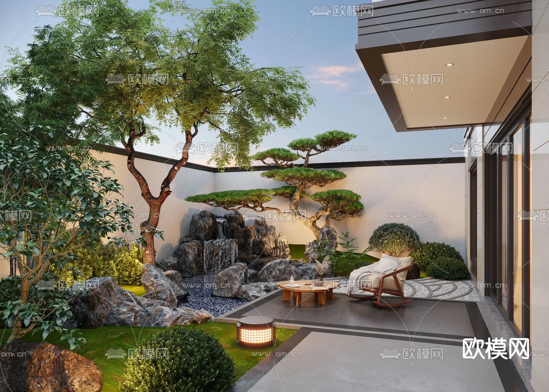 Garden - 3D Exterior Scene - 123