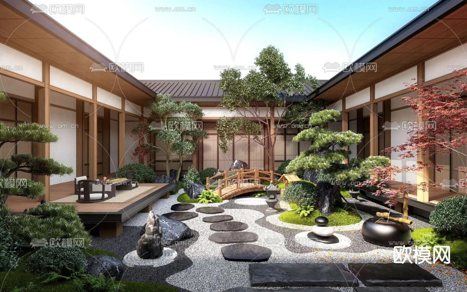Garden - 3D Exterior Scene - 131