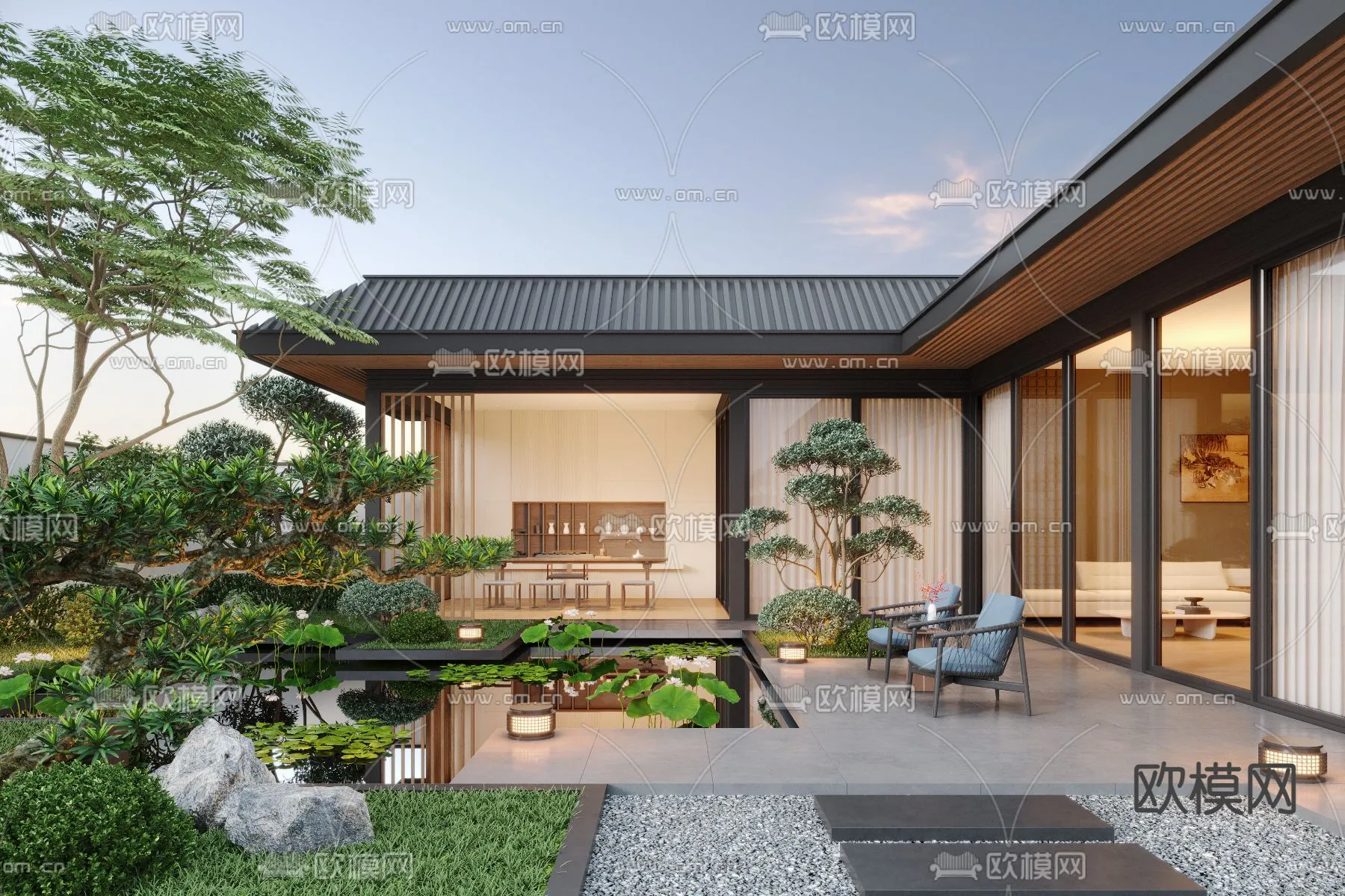 Garden - 3D Exterior Scene - 149