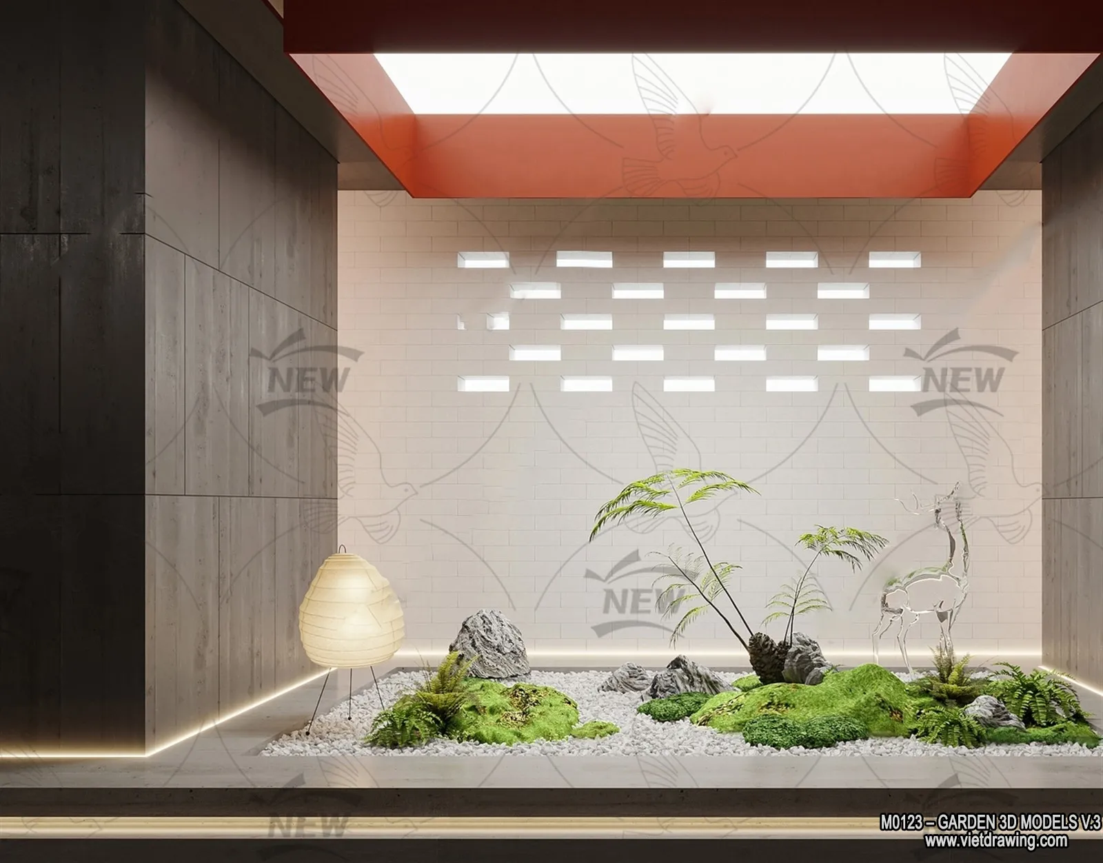 Garden 3D Models - Architecture Decor 3D - 012