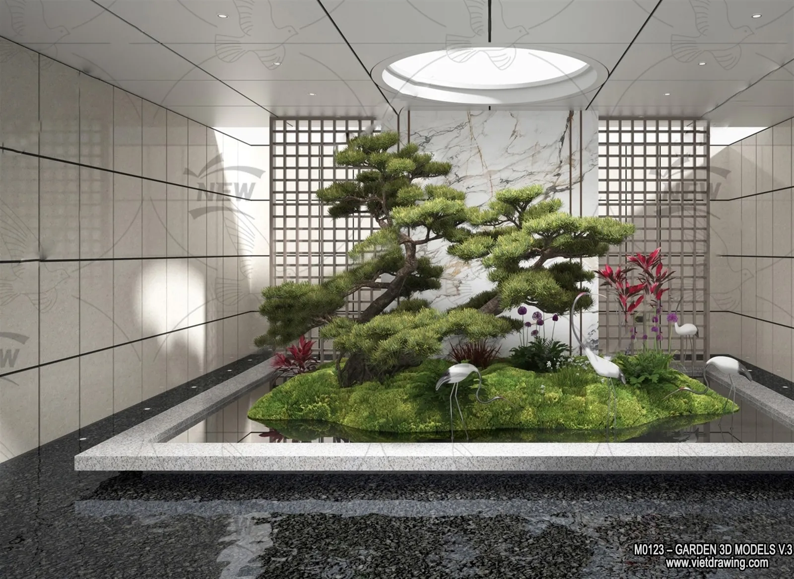 Garden 3D Models - Architecture Decor 3D - 017