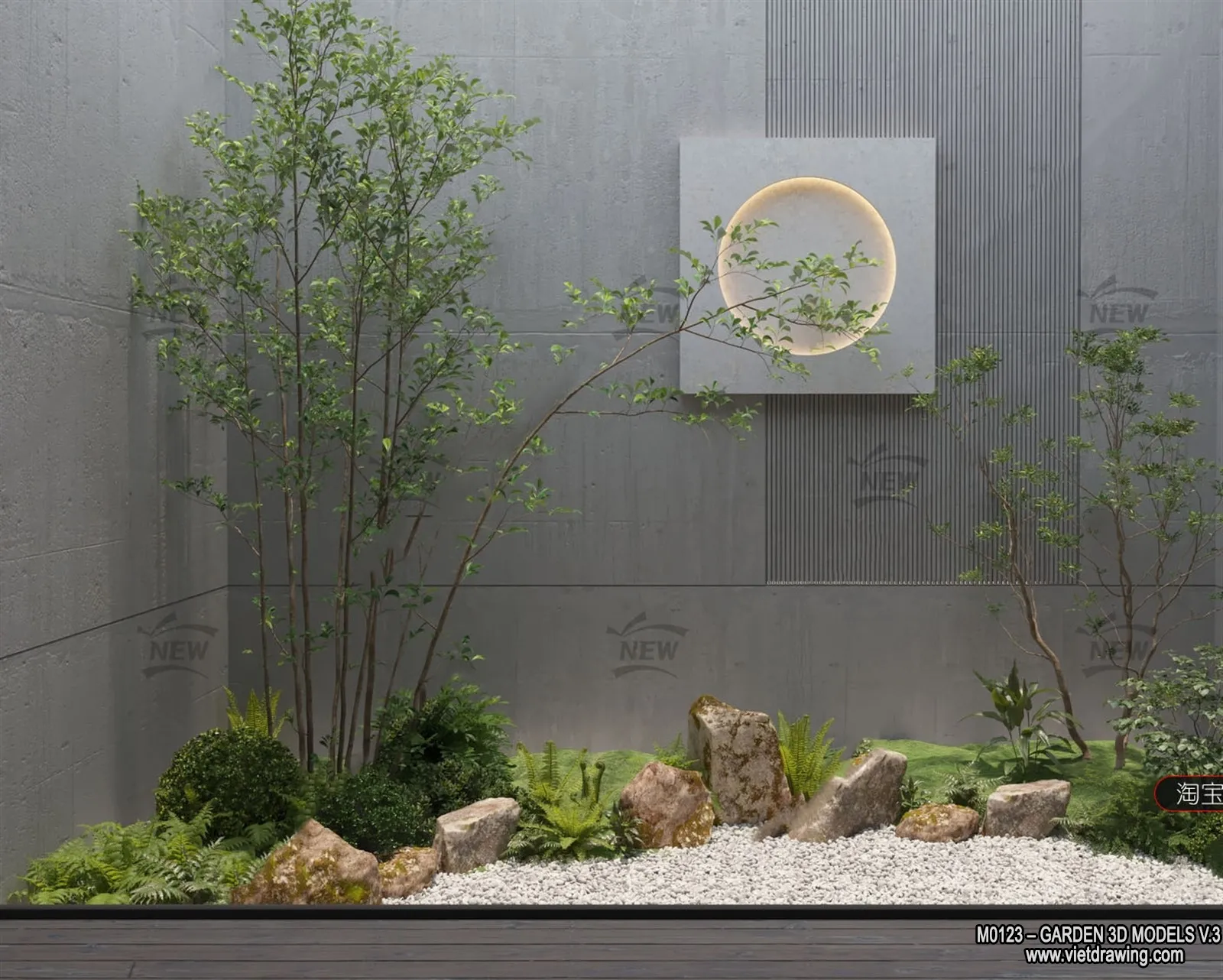 Garden 3D Models - Architecture Decor 3D - 018