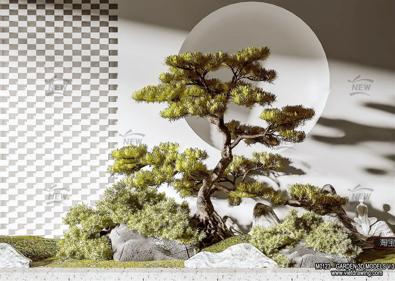 Garden 3D Models - Architecture Decor 3D - 020