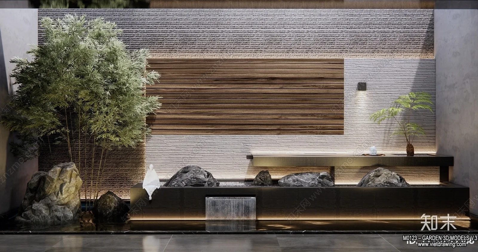 Garden 3D Models - Architecture Decor 3D - 076