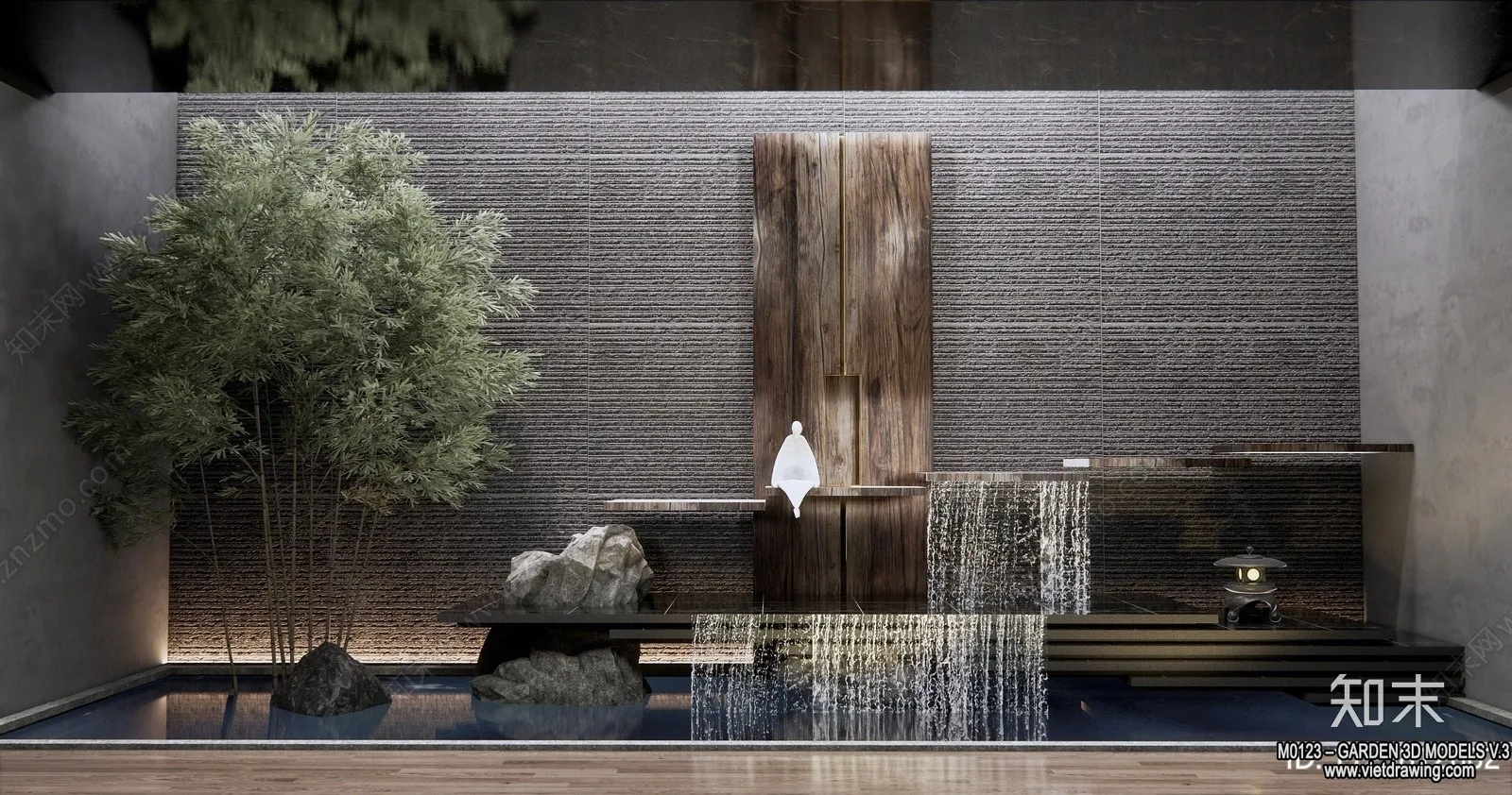 Garden 3D Models - Architecture Decor 3D - 098